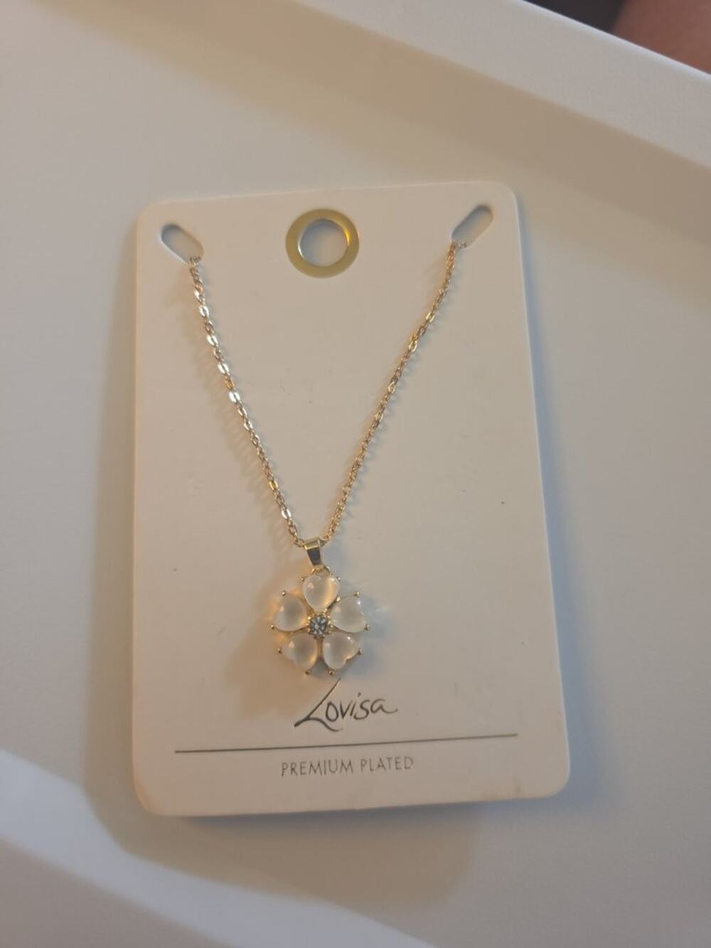 Lovisa Premium Plated Flower Pendant Necklace